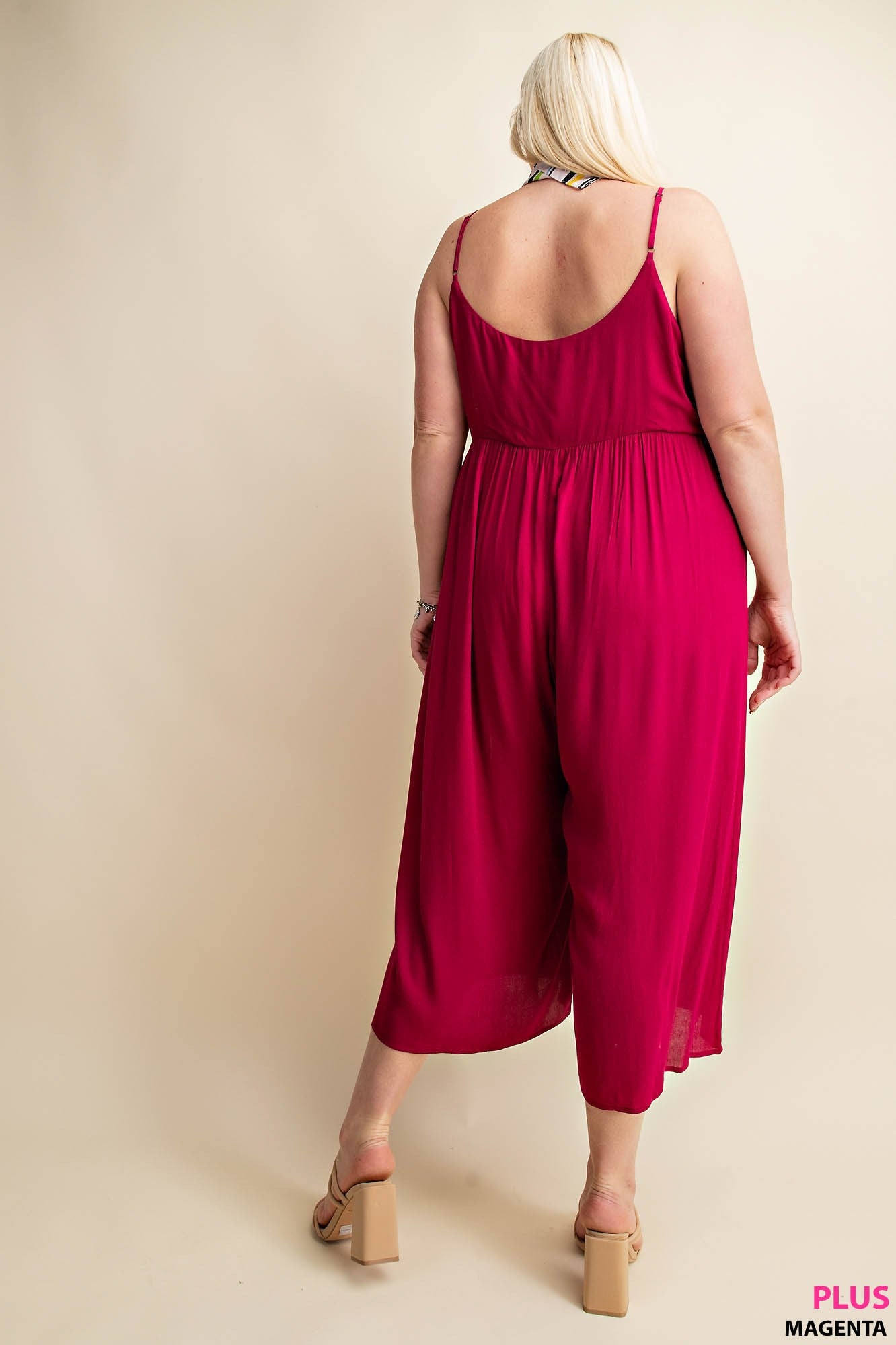 Magic Magenta Jumpsuit - Curvy