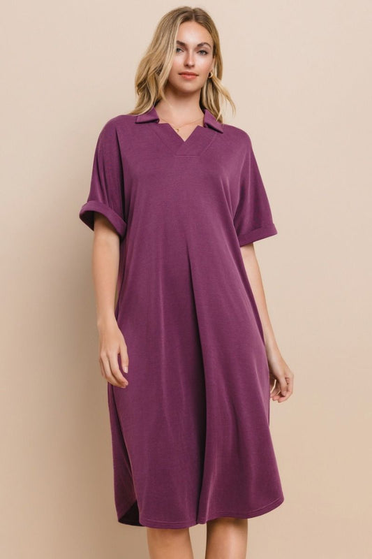 Love Lavender Dress - Curvy